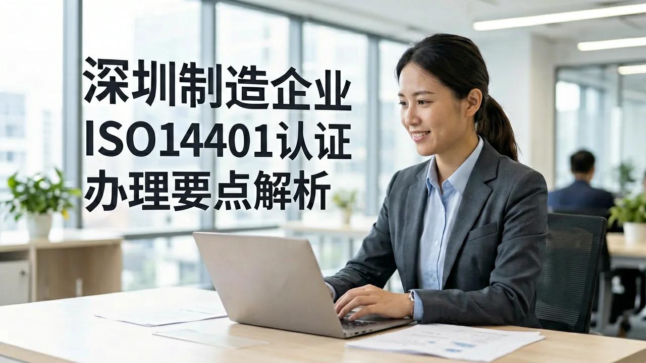 深圳制造企业ISO14001认证办理要点解析